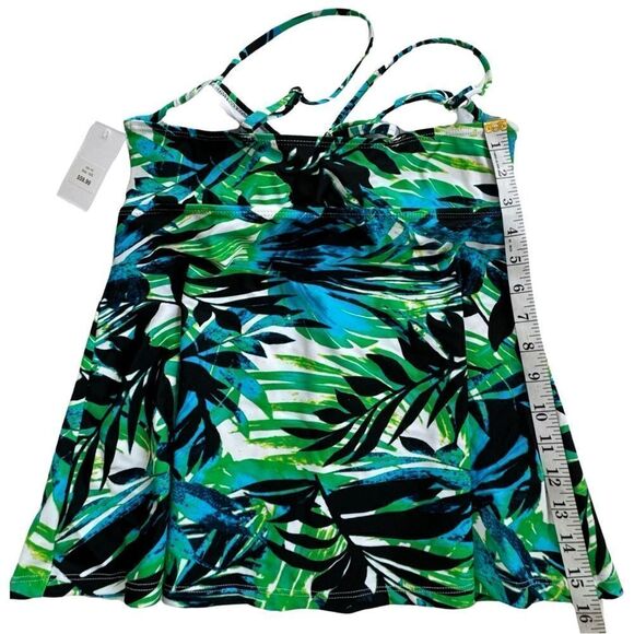 My Swim Body Women’s Classic Jungle Leaf Tankini Swim Top Size Small/10 NWT - Picture 11 of 11